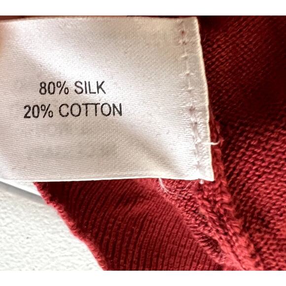 Cullen Sweater Top Shirt Men Medium Silk Blend Pullover NEW Preppy Dark Academia - Picture 8 of 10